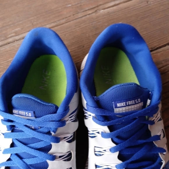 Mens Nike Free 5.0 Breathe Grey Blue 579960 410 sz - Picture 7 of 11